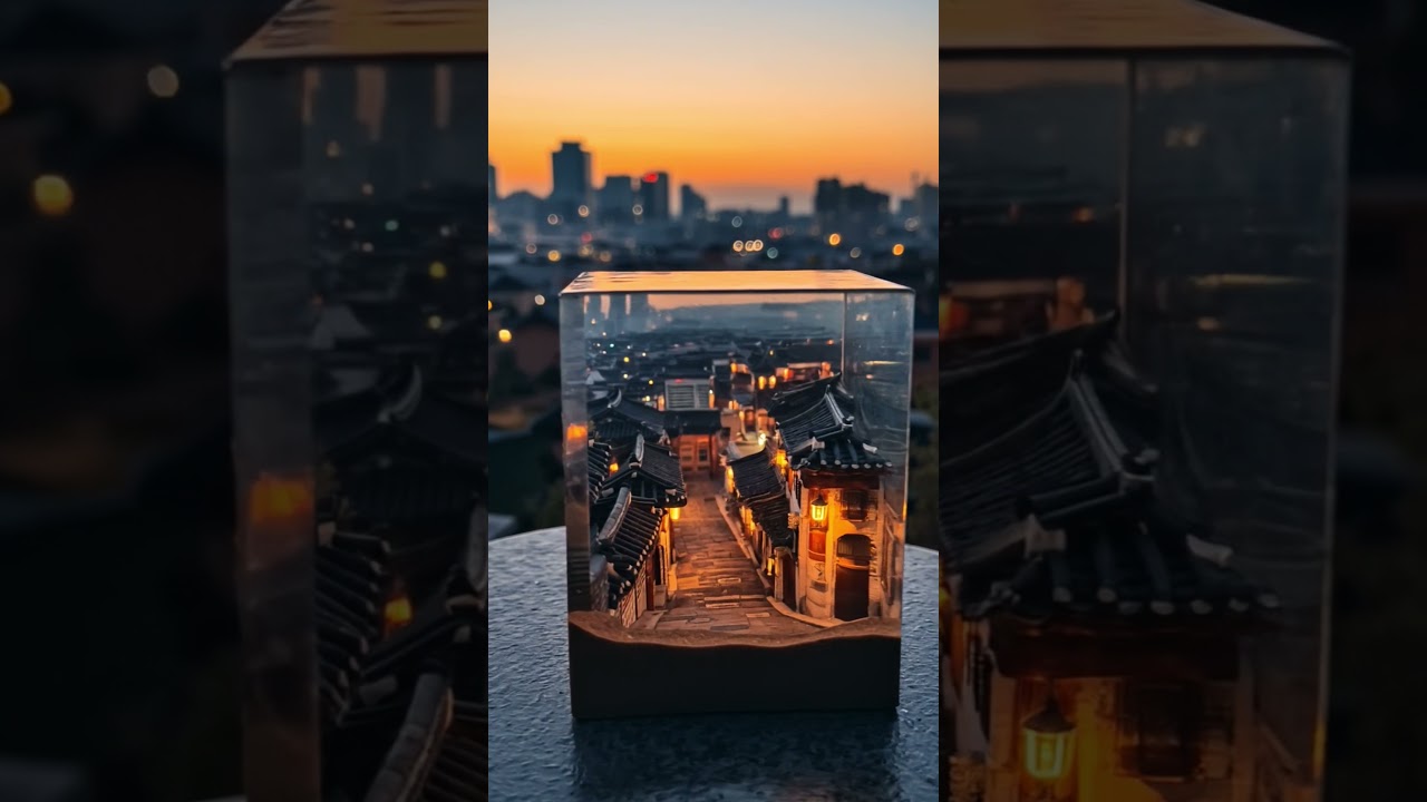 Korean Hanok in a Cube?! Unreal Vibe