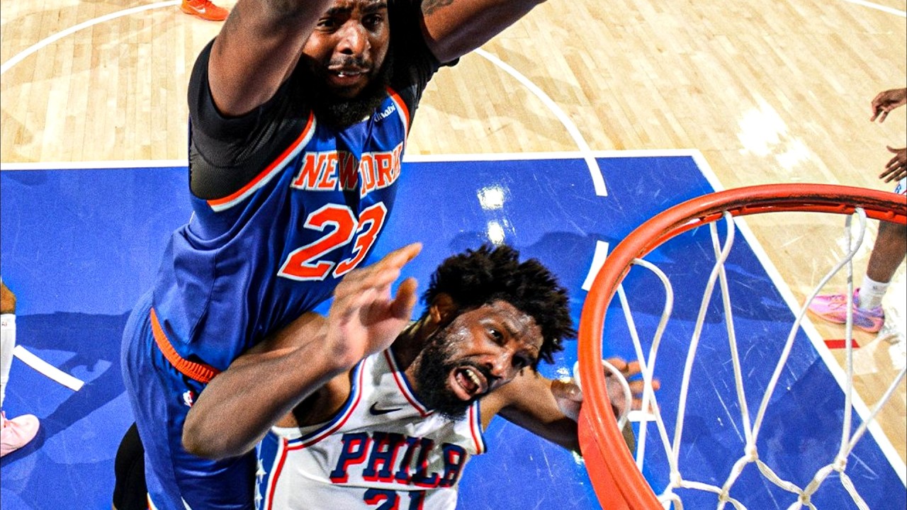 Robinson Lob Over Embiid! Brunson 33 Pts Knicks Go Up 3-0 vs 76ers!