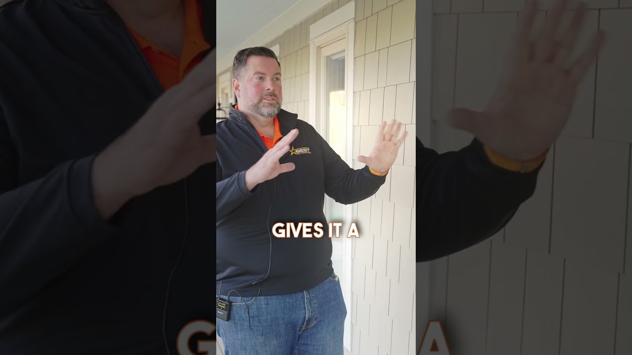 Check out this trendy siding!