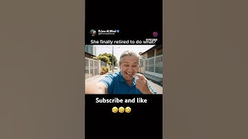 She finally retired to do what?🤣 #veo3 #ai #google #gemini #flow #comedy #viral #shorts #fpy #ai