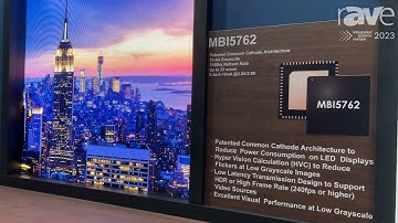 ISE 2023: Macroblock shows XR LED Display for Virtual Production + MBI5762 Driver