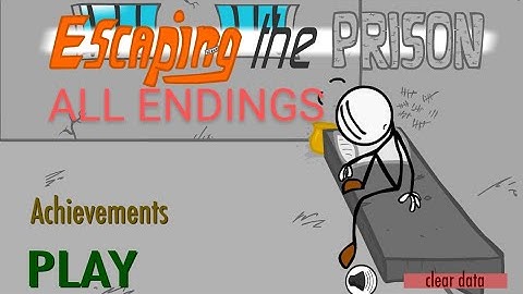 Escaping The Prison all endings (walkthrough)