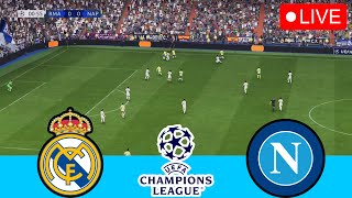 REAL MADRID X NAPOLI AO VIVO - CHAMPIONS LEAGUE JOGOS DE HOJE EAFC 24 PS5  EA SPORTS FC 24 #03 