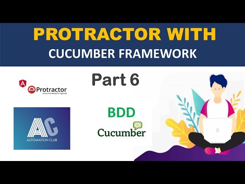 Protractor with Cucumber