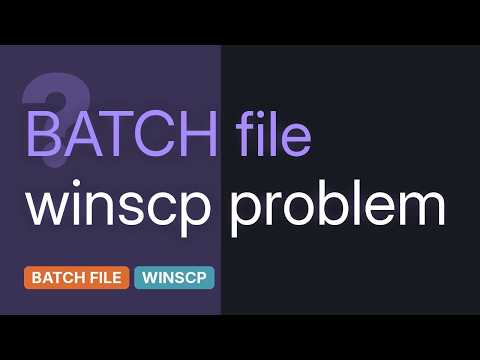 How to not change title with WinSCP in batch file?