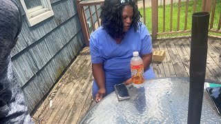 KELLY EATS A SPOON OF FLATLINE HOT SAUCE