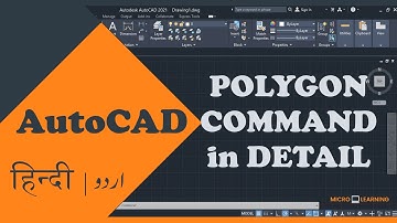 AutoCAD Polygon Command in Hindi | Urdu |