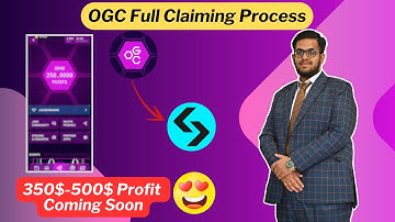 OGC Mining app Withdrawal Full Guide |Get 350-500$ Profit |OGC airdrop ka withdrawal kese lagain? |