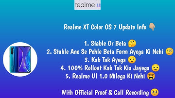 Realme XT ColorOS 7 Update Kab Tak Ayega? | Realme XT Android 10 | Realme UI Update 🥺 ~ Rocko RJ 😈