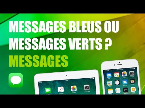 Pourquoi certains messages / SMS sont bleus et d’autres verts sur iPhone ?