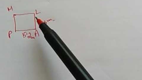 [Class 8] Construction of rectangle with 2 given sides