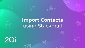 Import Contacts into your mailbox using Stackmail (Tutorial)