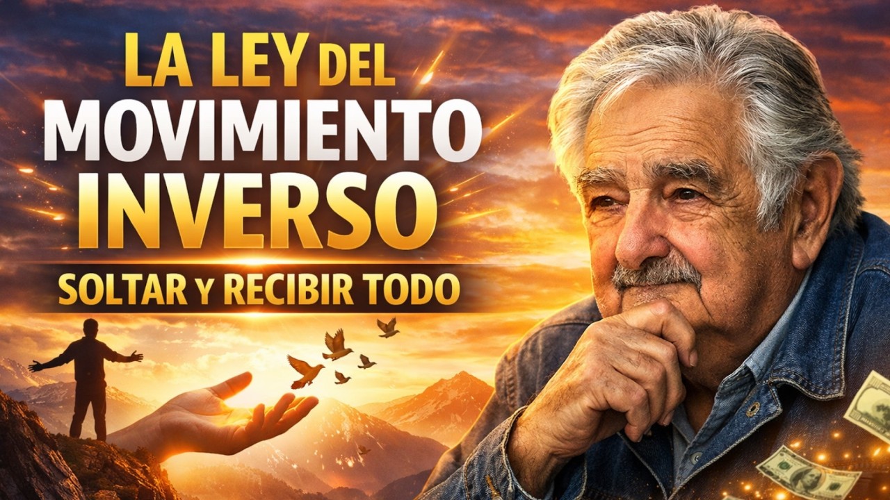 🌱 La LEY DEL MOVIMIENTO INVERSO: SOLTAR y RECIBIR TODO | Pepe Mujica