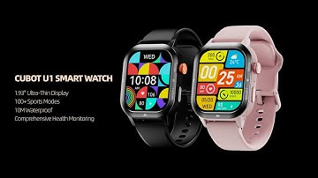 Track Your Health with the Cubot U1 Smart Watch: Precision Meets Style!