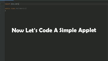 How To Set-Up IntelliJ For Running Applet Programs