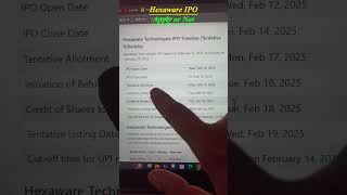 Hexaware Technologies IPO Apply or Not | Hexaware IPO #stockmarket #ipogmp #youtubeshorts #market