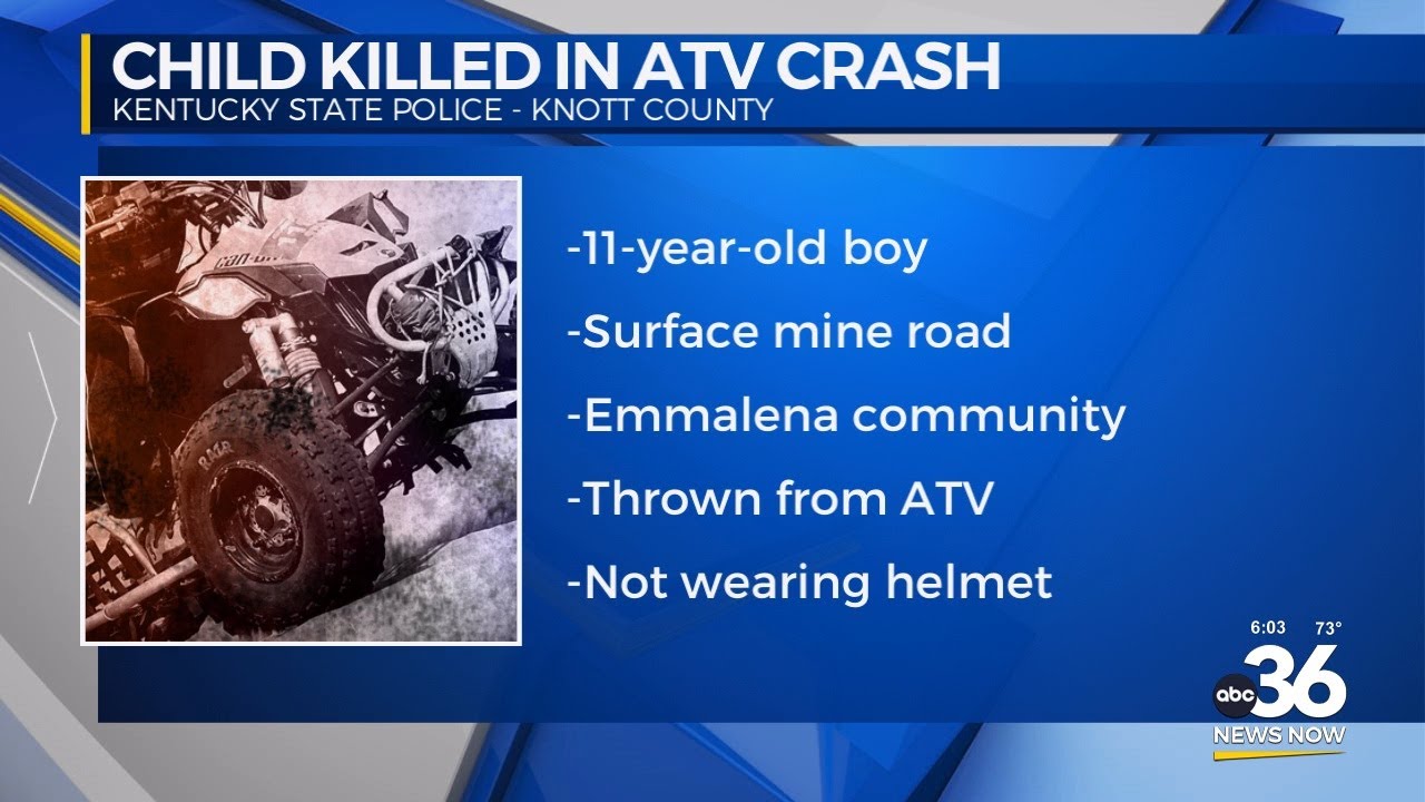 Tragic ATV crash in Knott County claims life of 11-year-old boy - YouTube