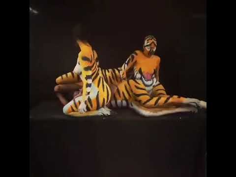 Tiger body paint-watch and download