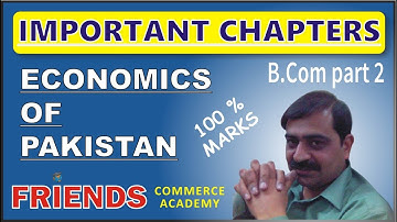 B.Com part 2 | Important chapters | Eco of Pakistan | Friends Academy | 2021