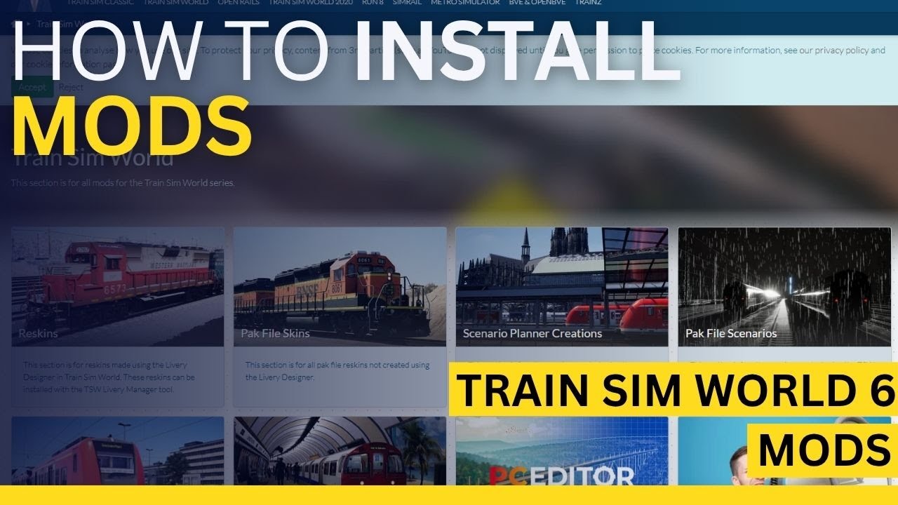 Как установить моды в Train Sim World 6 — полное руководство по моддингу и руководство по загрузке