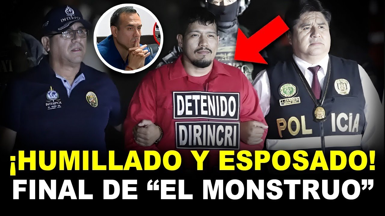 ✈️ ¡Lo Último! 🚔 Erick Moreno ALIAS El Monstruo llegó a Lima tras ser extraditado desde Paraguay