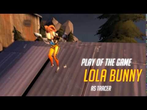 [SFM]Overwatch: Lola bunny play of the game as tracer -Ver.I