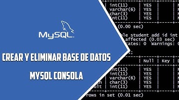 MYSQL Consola –  Crear bases de datos – Video 60