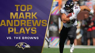 Top Plays: Every Mark Andrews Catch in Two-Touchdown Game | Baltimore Ravens