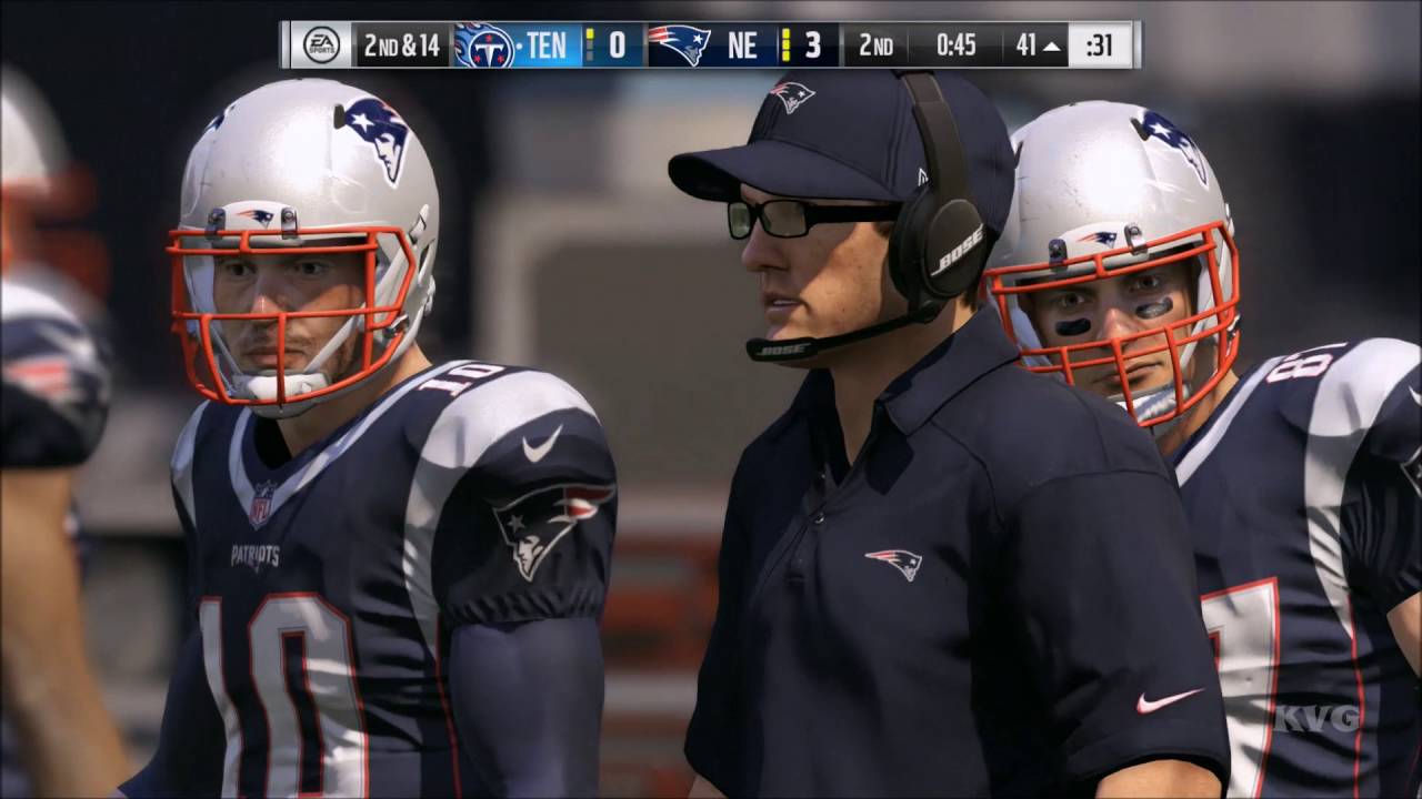 Madden NFL 17 - Tennessee Titans vs New England Patriots | Gameplay (HD) [1080p60FPS]