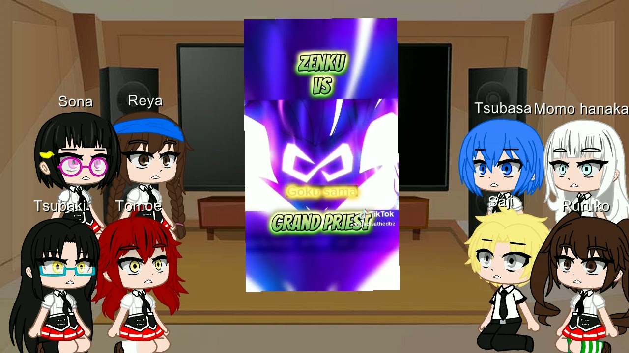 dxd le clan sitri reaccióna a zenku ssj3 ultra instinct