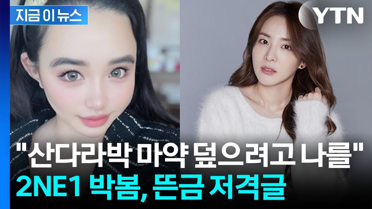 실명 거론하며 '마약 저격글' 올린 박봄...산다라박의 입장 [지금이뉴스]  / YTN
