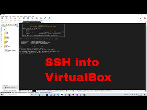 SSH into VirtualBox | VirtualBox tutorial
