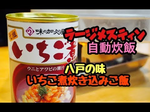 トランギア・メスティンで２合自動炊飯、いちご煮炊き込みご飯【キャンプ飯】【おすすめ青森グルメ】