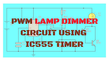 PWM Lamp  dimmer circuit using 555 Timer IC \ E Infotainment