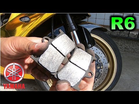 COMO CAMBIAR PASTILLAS DE FRENO DELANTERAS MOTO YAMAHA R6 - BLITZ RIDER