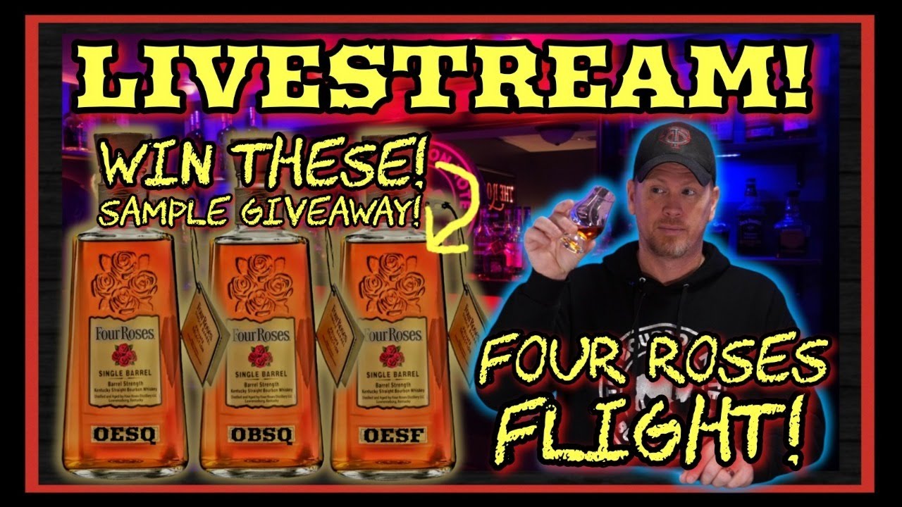 Four Roses flight and sample giveaway! - YouTube