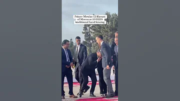 Prince Moulay Hassan Of Morocco Is Breaking Away From Tradition By Avoiding The Royal Hand Kissing 