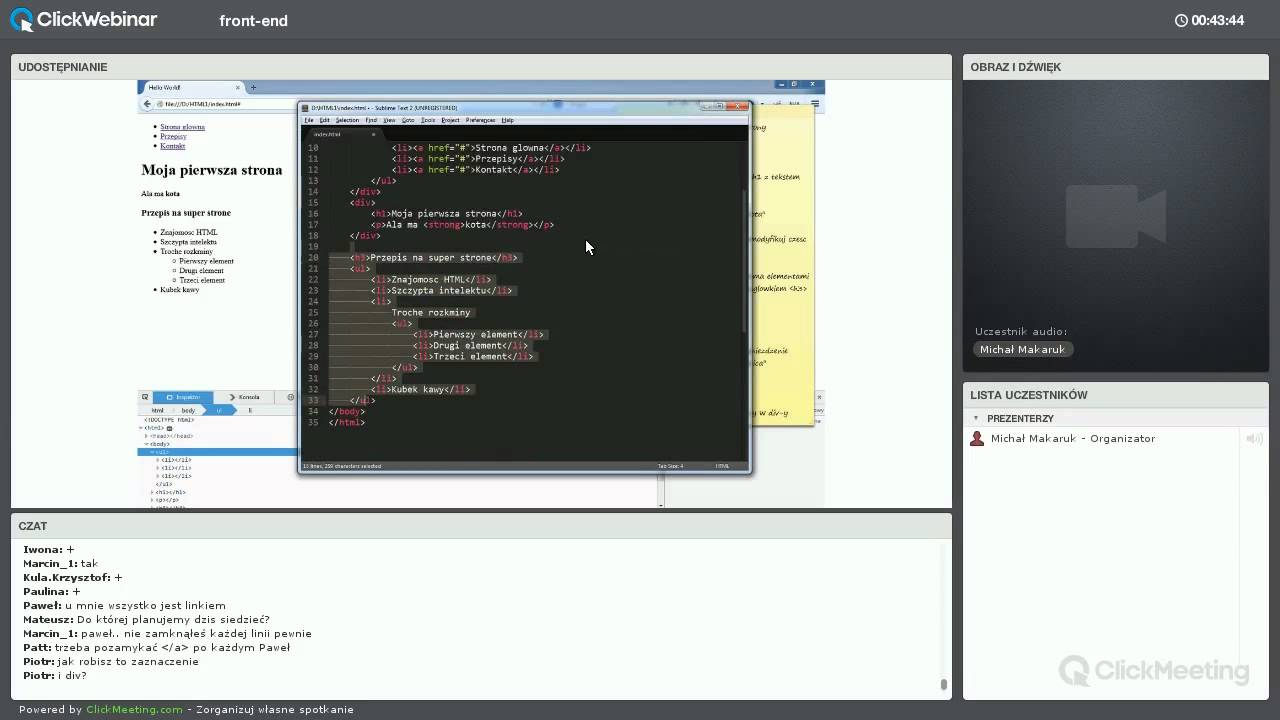 Kurs programowania html od podstaw tworzenie stron www youtube