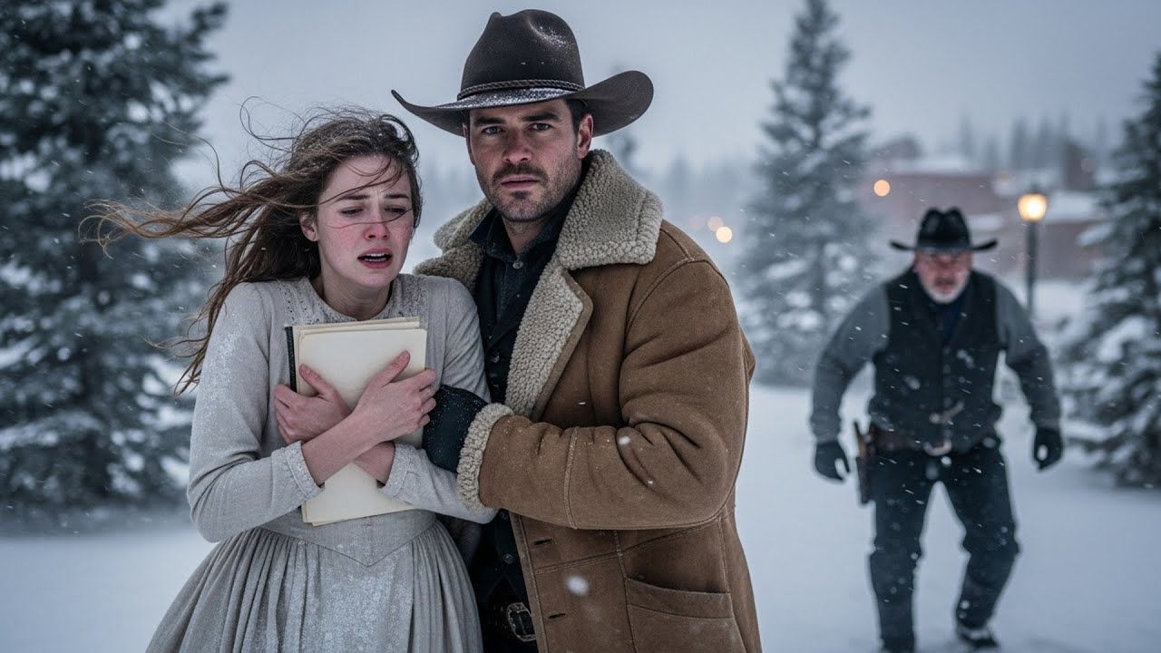Her Uncle Chased Her Into The Blizzard, The Cowboy Stood Between Them And Said 