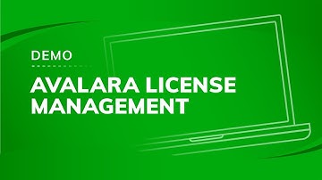 Avalara License Management Demo