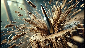 Realistic Bullet Impact on Wood - Rigid Body Simulation in Blender!