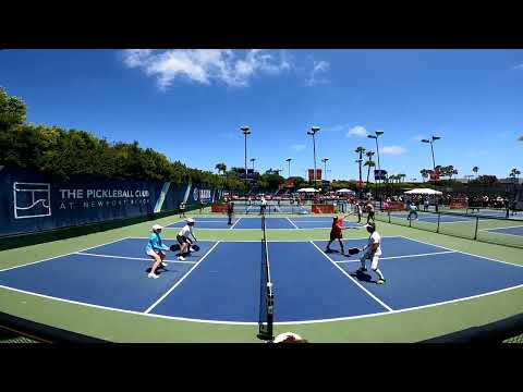 2022 USAPA Newport Championship Mixed 4.0 55+ Chris Lynch Kathy Klitzner Vickie Sciacqua E Oh