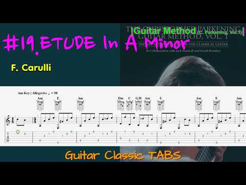 ETUDE in A minor (+) - Ferdinand Carulli