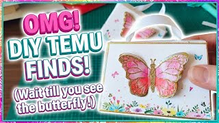 Beautiful DIY Butterfly Gift Box Assembly Tutorial Temu Haul and Etsy Shop Prep