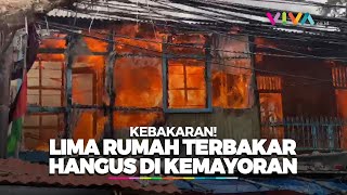 Pemicu Kebakaran Rumah di Kemayoran, Bangunan Hangus