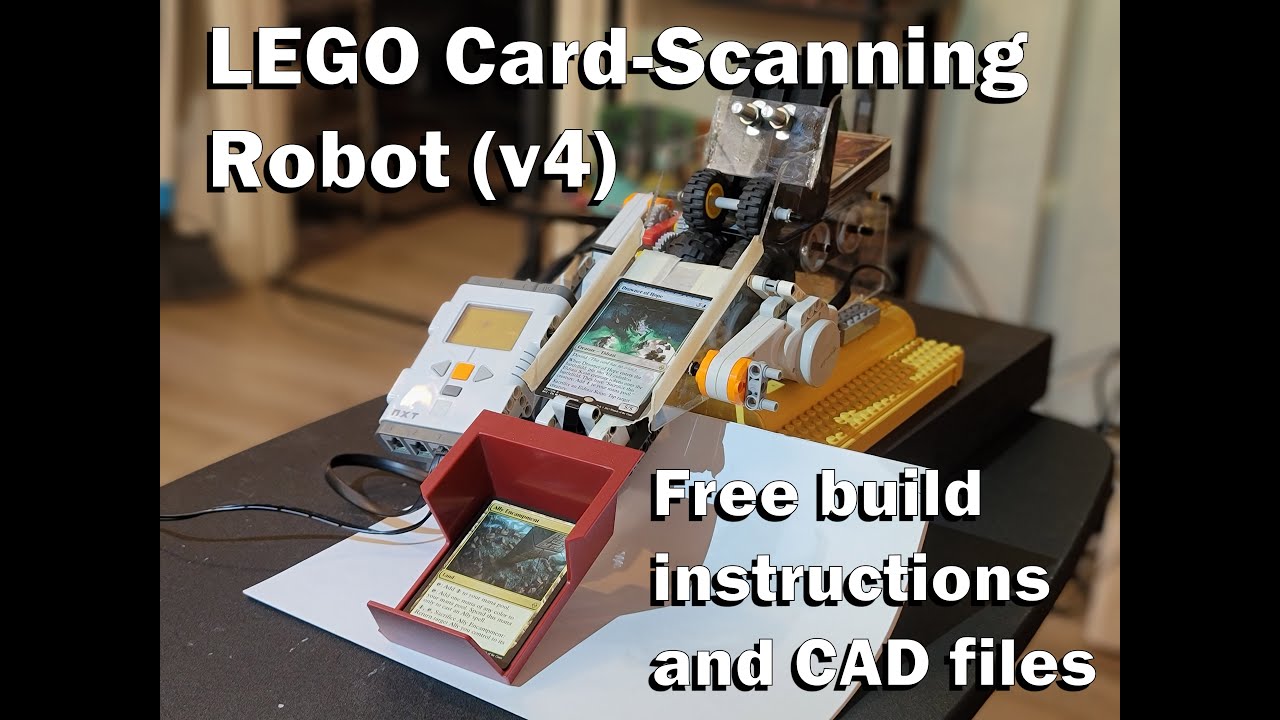 How to Make a LEGO Card Scanning Robot - YouTube