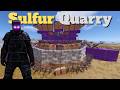 Rust | Taking over Sulfur Quarry to Build a SOLO Fortress