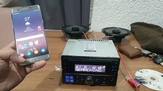 ALPINE CDE-W235EBT BLUETOOTH USB AUX CD PLAYER FM AM #HOWTOCONNECTBLUEt #bass #audioplus #testing
