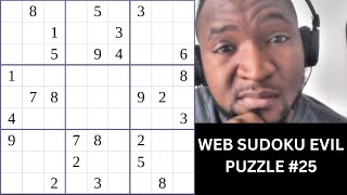 Let's Play! Sudoku Evil Puzzle #25