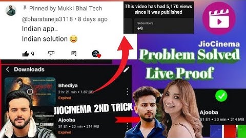 download expired problem solved on jiocinema app ll 101% problem solved #jiocinema #downloadexpired